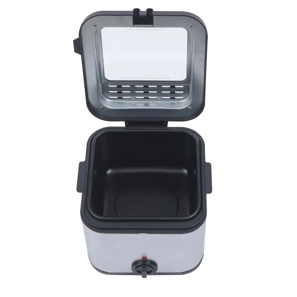 2.64 Quart Large Capacity Kitchen Household Deep Fryer, Multi-Function French Fry Machine with Basket, 1000W Fast Frying