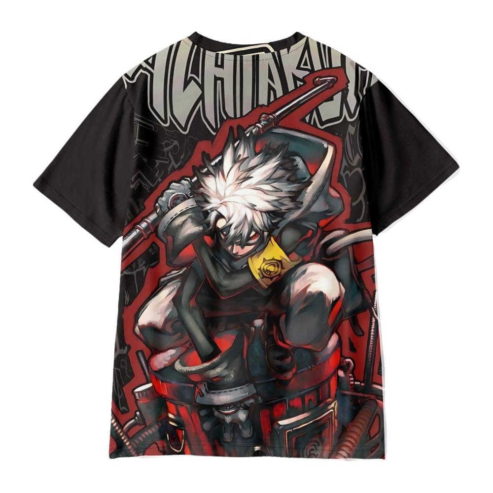 6 Colors Women Men's T-shirts GACHIAKUTA Printed O-Neck Oversized Short Sleeves T Shirt Fashion Mens Clothing Streetwear