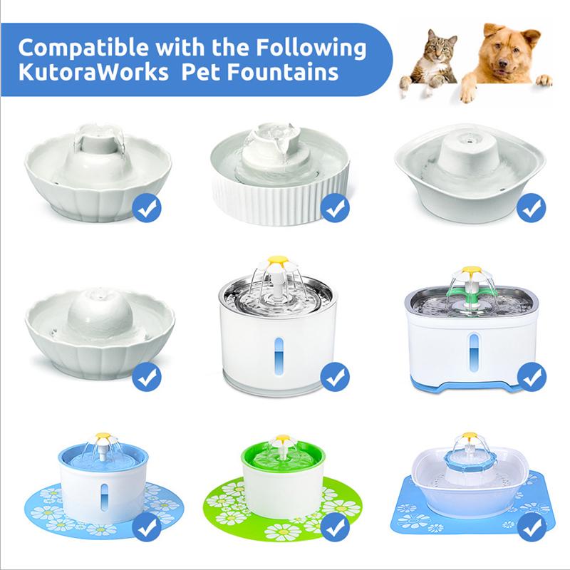 Mini Pet Replacement Water Fountain Pump Submersible Dog Cat Drinking Fountain