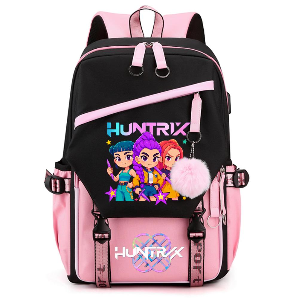 Anime K-pop Demon Hunters Printed Large Capacity Backpack for Teenger Student Girl Boy Back To School Bookbag Kid Gift Women Waterproof Travel Bag