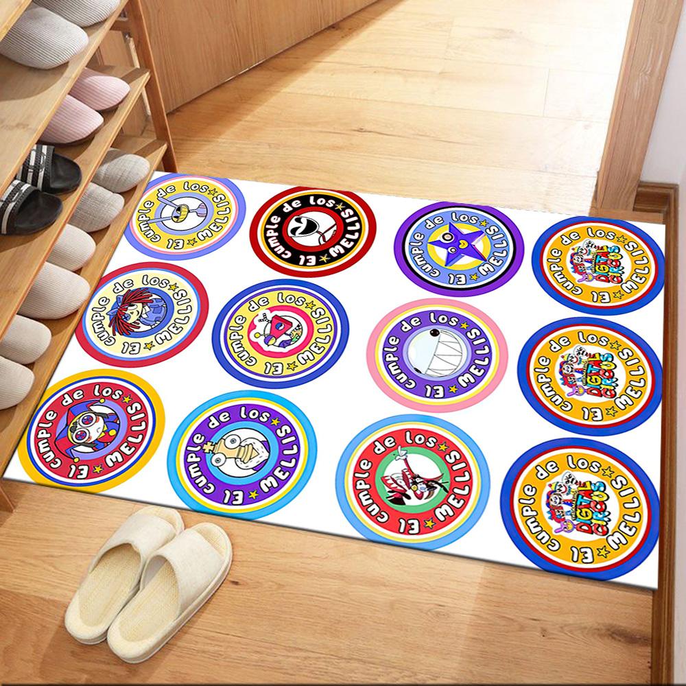 Digital Circus Carpet Design for Entryway Dormitory Dining Room Bedrooms Antislip Carpet Decorate Offices Perfect Birthday/Christmas Gift Idea