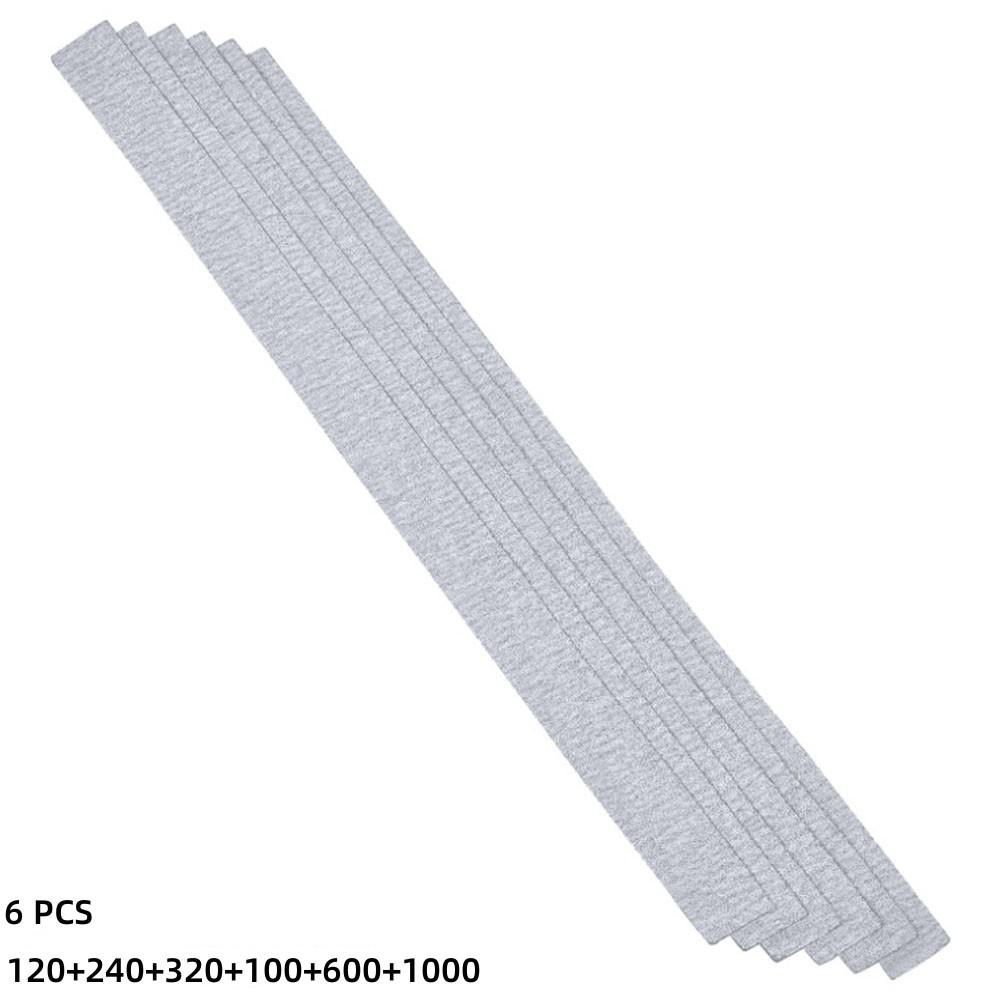 Guitar Neck Fret Beam Leveling Bar Luthier Tools With 6pcs Sandpaper Repair Care Polishing Luthier's Tools