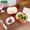 2025 Äppelformad Keramisk Salladsskål Soppnudlar Ramen Rissskål Familj Frukt Snacks Vackra Skålar Redskap för Köksbordsartiklar