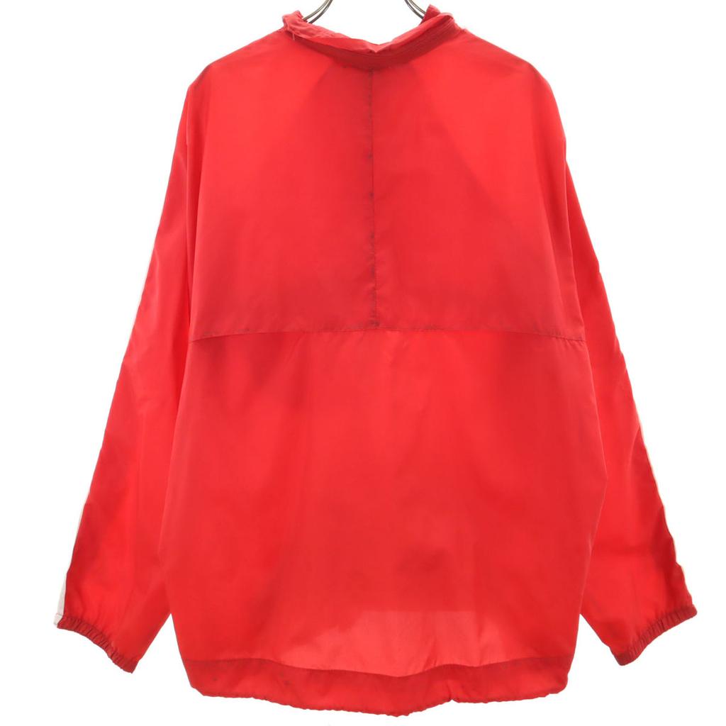 Adidas 70s Vintage Trefoil Logo Windbreaker 180 Red Men's Used