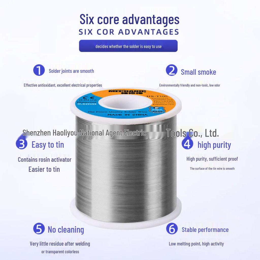 High-Purity Leaded Tin Rosin Solder Wire for Mobile Phone Repair Soldering Iron - Multifunctional Welding Solution