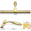 All-Purpose Shower Squeegee for Shower Doors, Bathroom, Window and Car Glass - Bronze, Stainless Steel