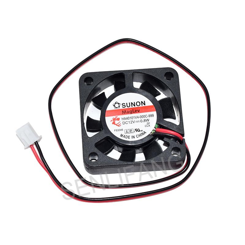 Brand New Cooler For Sunon HA40101V4-000C-999 DC12V 0.8W 2-Wire Cooling Fan HA40101V4-000C-999 чёрный