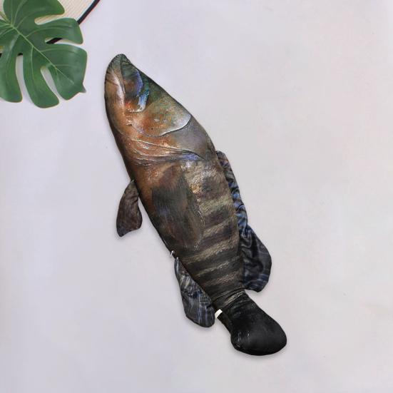 Simulated Sea Fish Plush Toy Mackerel Pike Tuna Salmon Plushie Stuffed