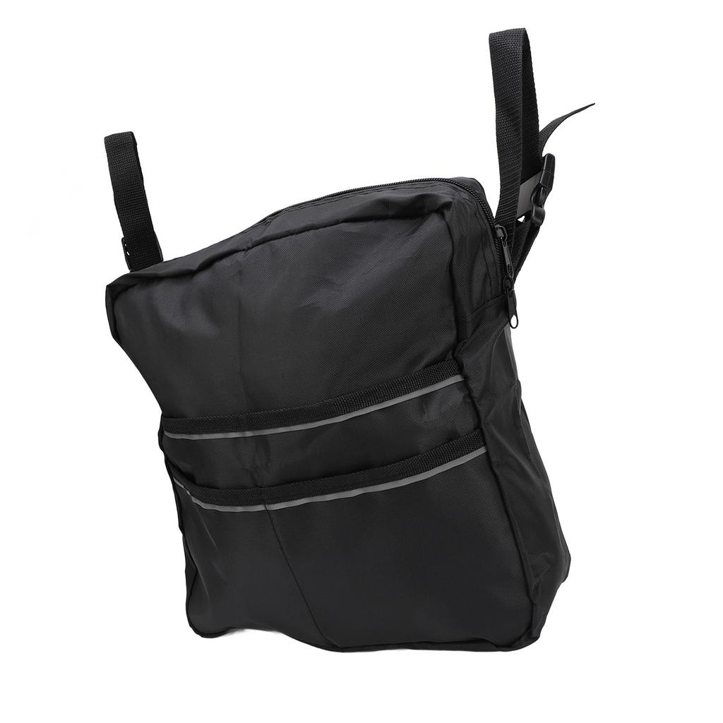 Plecak na wózek inwalidzki Tkanina Oxford Duża pojemność Wszechstronna Regulowana Torba Saszetka na wózek inwalidzki na pomoc do chodzenia Wózek rowerowy