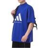 adidas 2024 Collection Chapter 02 Alphabet Logo Loose Short Sleeve T-Shirt Unisex Tops Bright-Blue IX1967