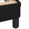Bed Frame without Mattress  Hanko  Black 200x200 cm Fabric