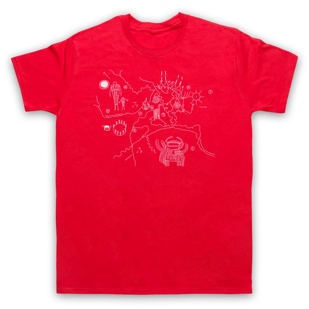 2025 T-Shirts Verkaufen sich gut im Sommer TWIN PEAKS EULENHÖHLE KARTE PIKTOGRAMM KALENDER Amerikanische TV-Serie Sex T-Shirt