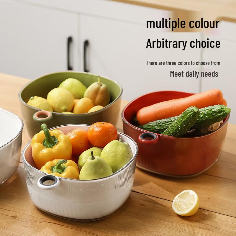 Multi-functional Double-Layer Kitchen Drain Basket