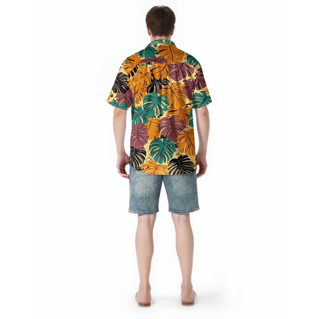 Family Matching Summer Outfits, Hawaiian Vacation Women Beach Dress, Girls Sundress, Men And Boys Button Down Shirt