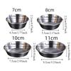 3pcs Stainless Steel Barbecue Sauce Cup Thickening Seasoning Dish Korean Sauce Dish  Kitchen