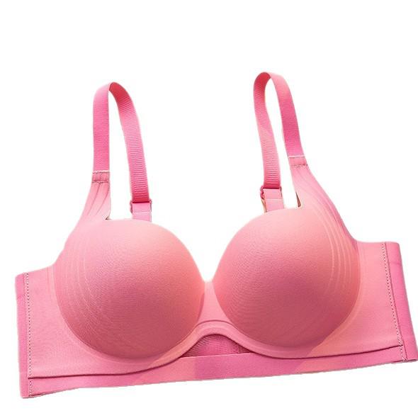 Seamless Push-Up Bra with Side Support: Sexy Cutout Design for Comfort, Lift, and Enhancement of Small Chests.