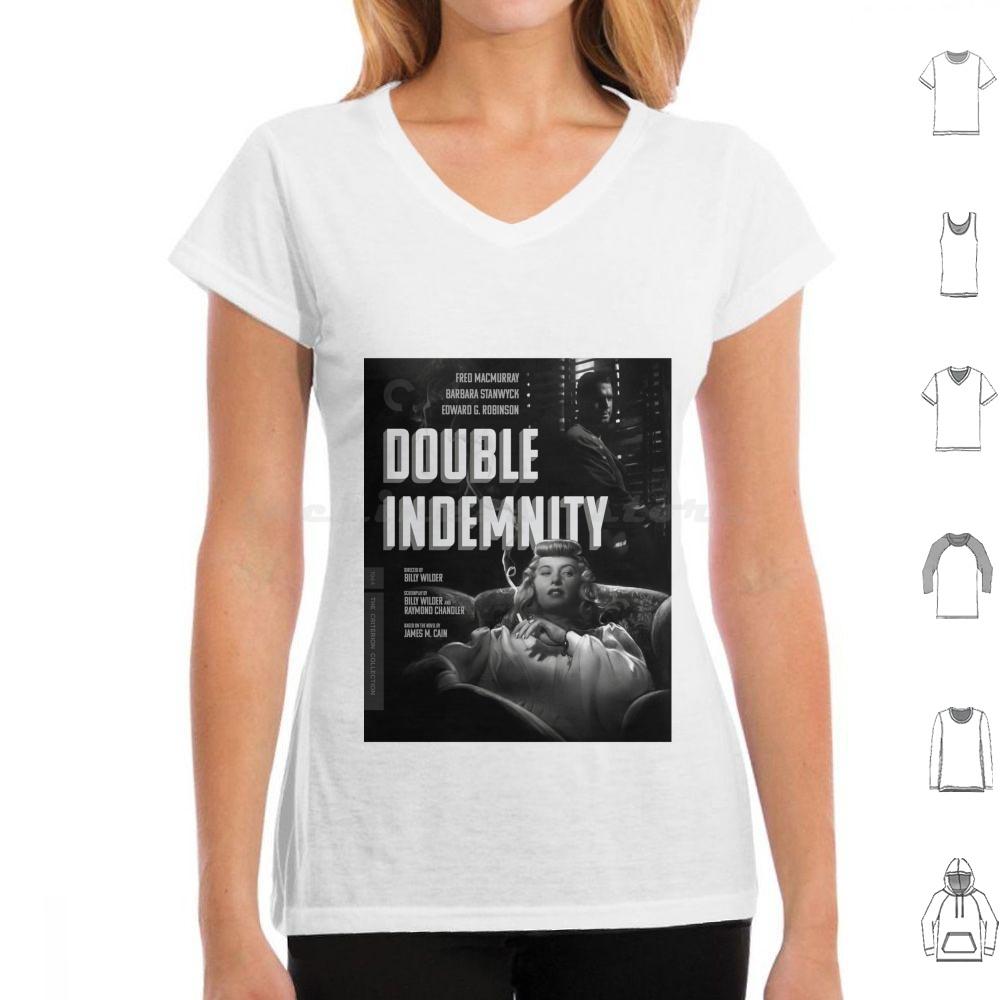 

Double Indemnity Poster Pos T Shirt 6xl Cotton Cool Tee Double Indemnity Billy Wilder 1944 Cinema Movie Film Vintage Classic 3XL