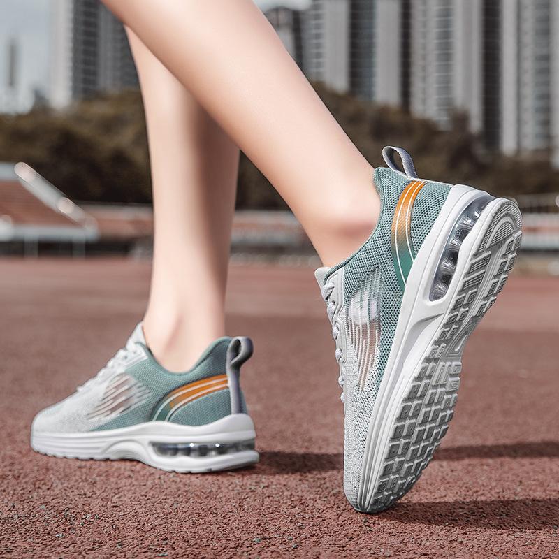 Nuove scarpe con ammortizzazione ad aria scarpe da corsa casual scarpe sportive in tessuto volante studente rete