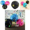 Durable Chew Resistant Dog Toy Enamel Rubber Squeak Ball With Treat Dispenser Puppy Training