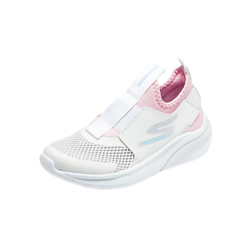 Дышащие спортивные слипоны для девочек Skechers 319056L 3 белый