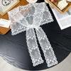 Embroidery Flower Lace Neck Guard Scarf Translucence Protect Neck Scarf Fake Collar Shawl  Holiday