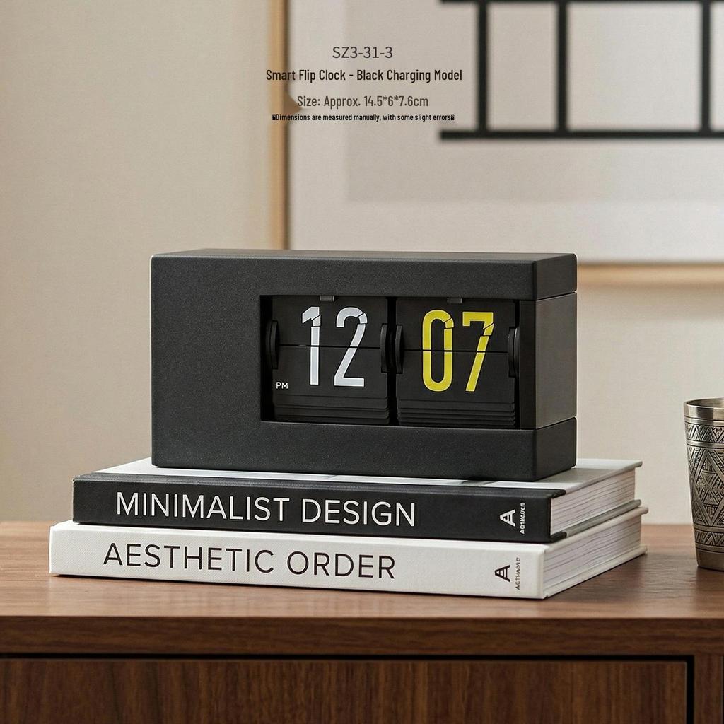 Mechanical Desk Clock: Automatic Page-Turner for Home Decoration