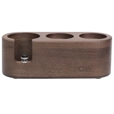 Leeseph Coffee Filter Tamper Holder Tamping Station Wooden Espresso Tamper Mat Stand for Coffee Espresso Machine Accessories