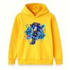 Kids Boys Girls Casual Pullover Hoodie, Cool Graffiti Cartoon Speed Hedgehog Print Long Sleeve Comfortable Soft Streetwear Hooded Sweatshirt for