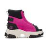 Timberland Adley Way Peep Toe Boot Sandals Women's Pink Black White A5W3G