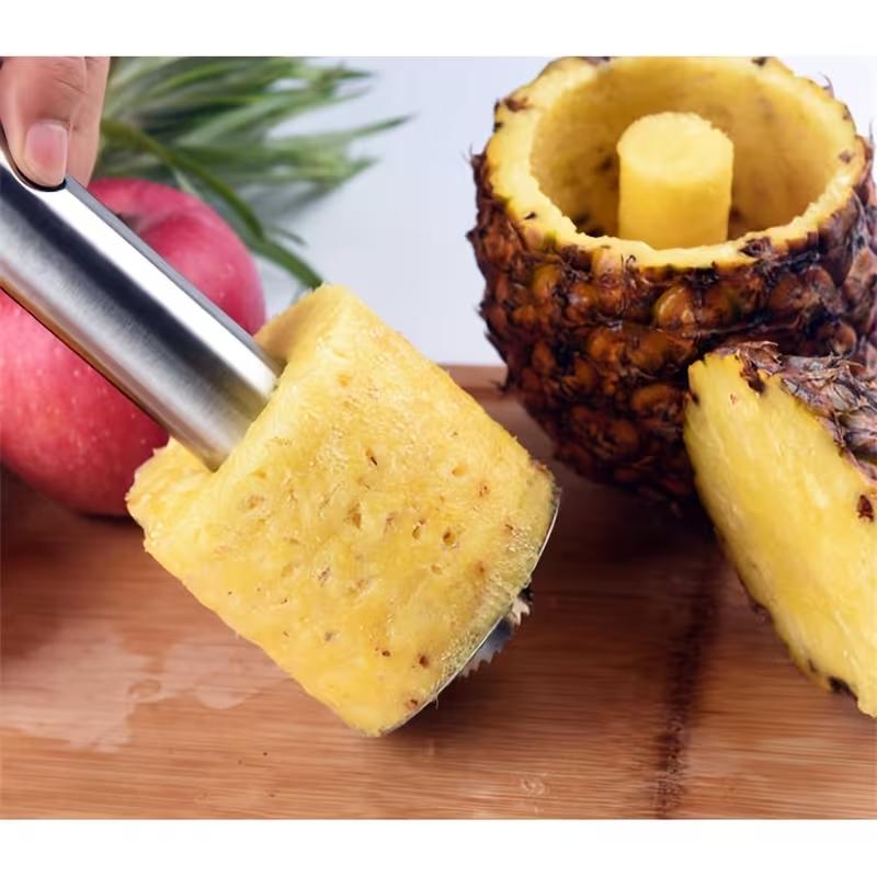 Stainless Steel Pineapple Corer Slicer Peeler Manual Pineapple Cutter Tool Easy Fruit Spiral Divider Kitchen Gadget