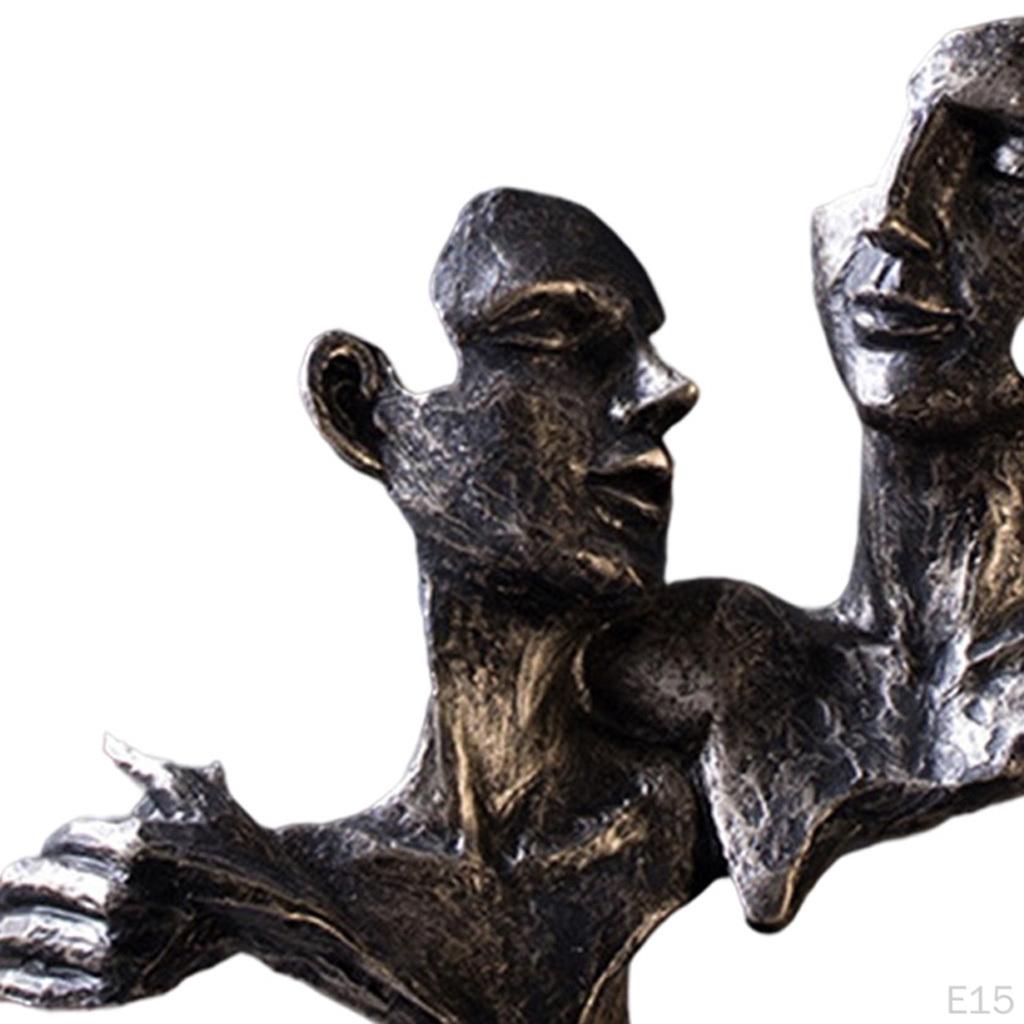 Abstract Figurines Statue Living Room Desktop Tabletop Curved Decor Ornament Art Crafts