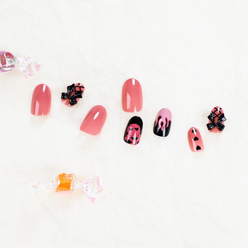 Flame Hot Girl Nail Art Stickers - Skin-Brightening Wearable Nail Tips