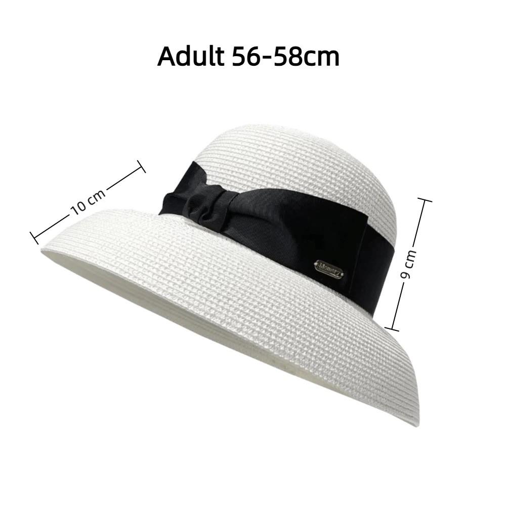 UV Resistant Women Straw Hat Wide Brim Face Covering Sun Hat Beach Sun Hat For Beach Vacation