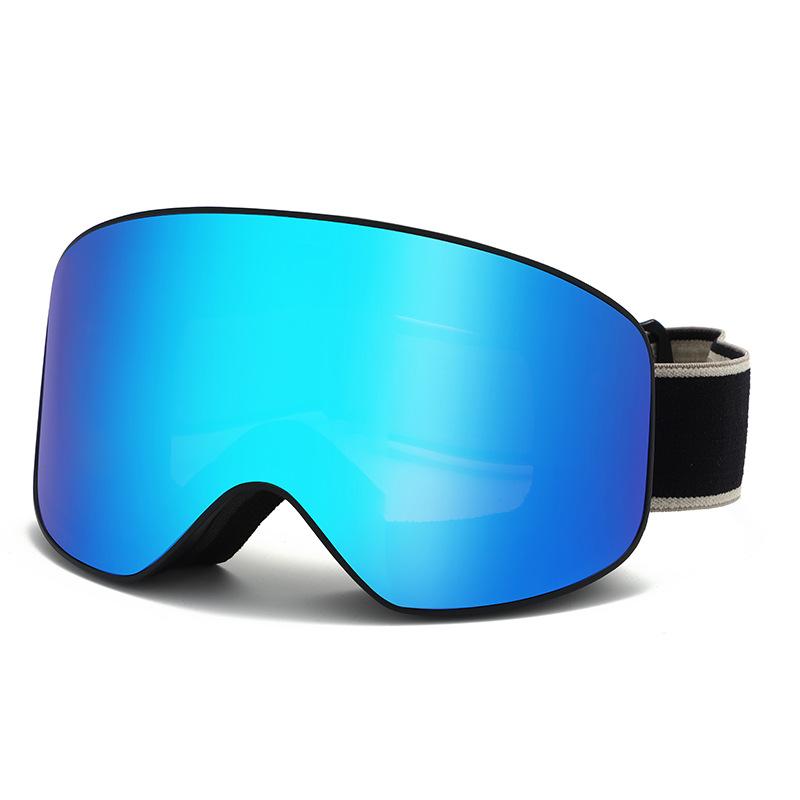 Double-layer anti-fog ski goggles for men and women, outdoor mountaineering windproof goggles for myopia