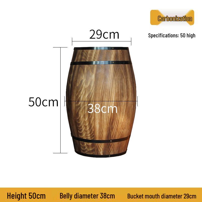Wooden Wine Barrel Decoration - Oak Beer Barrel Wedding & Bar Photography Prop