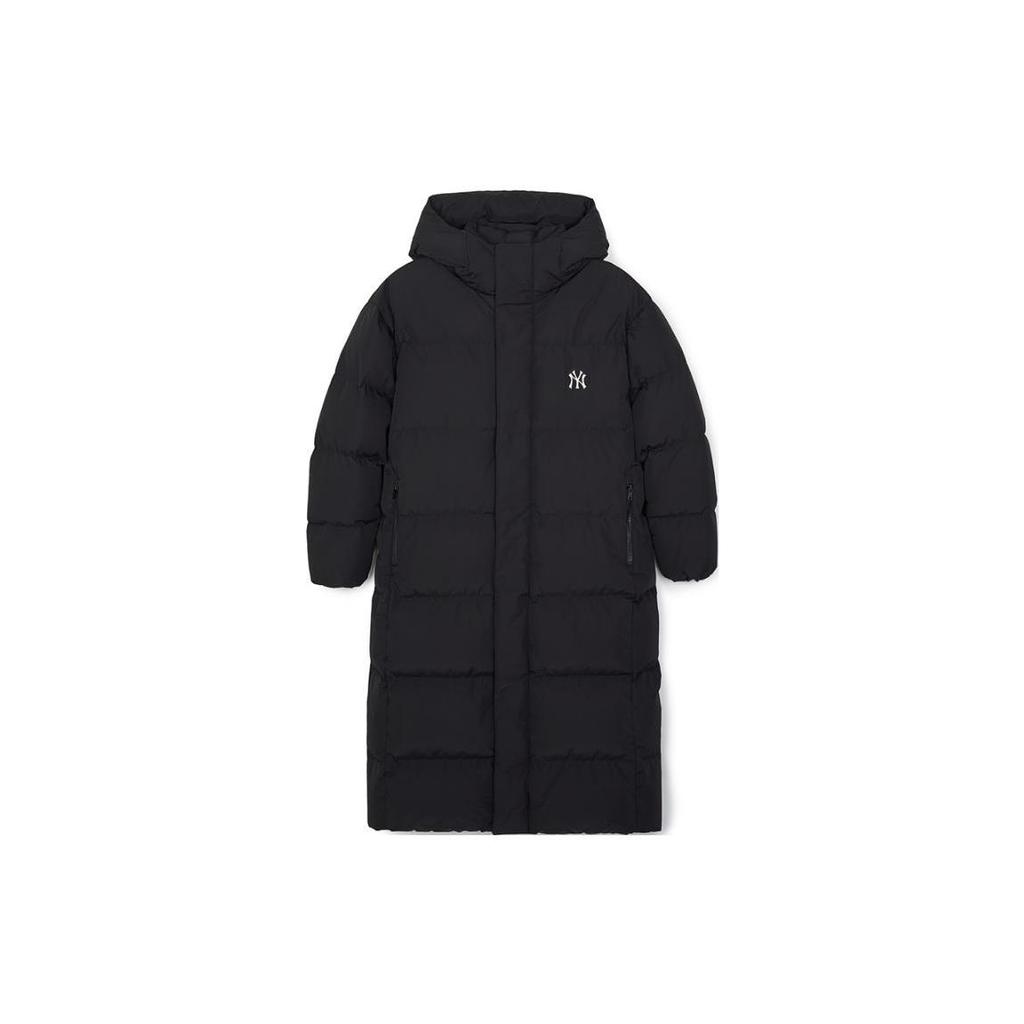 MLB New York Yankees Down Jackets Unisex Black Hooded Thickened Quilted Down Jacket 3ADJB1836-50BKS