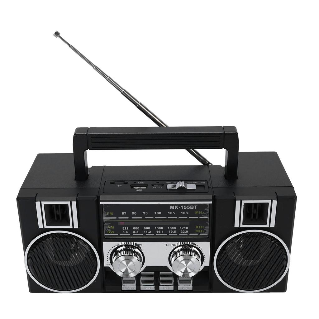 Portable FM AM SW Radio Full Band Clear Sound Quality Radio with RGB   Speaker for Garden   Bathroom