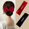 Solid Color Polka Dot Twist Hair Clip for Women Elegant Hairband Lazy Fashion Hair Curler Hair Accessories