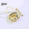 Sweater Scarf Brooch Button Camellia Shape Alloy with Glossy Glaze