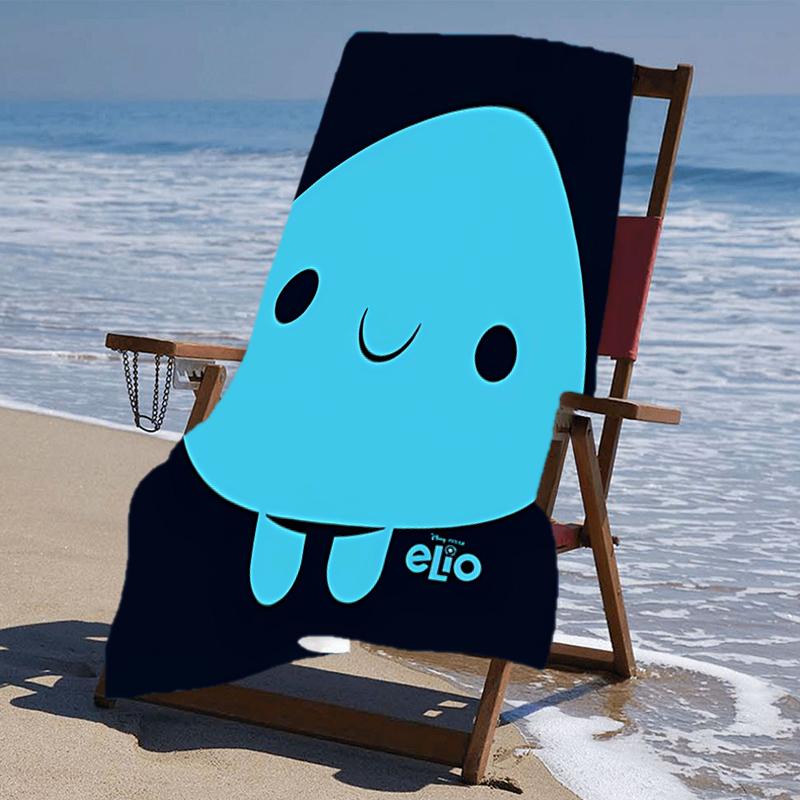 proof beach towel with a Elio Ooooo & Glordon pattern - soft,absorbent,quick-drying,machine washable - perfect for swimming,camping,bathing