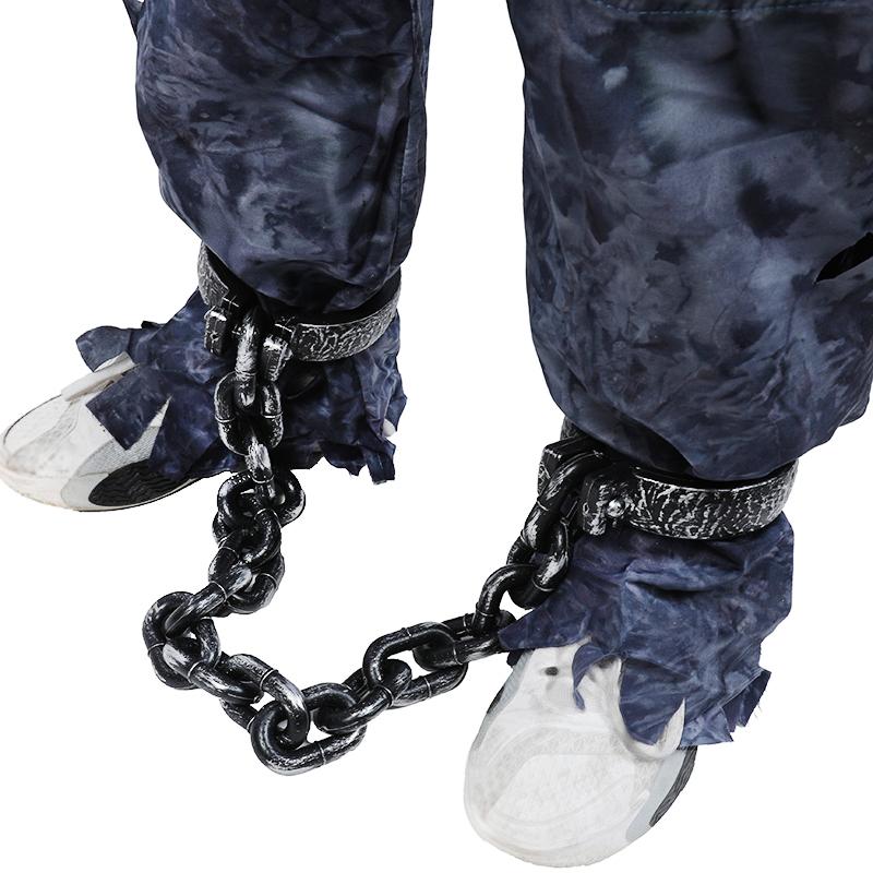 Halloween Party Plastic Chain Horror Props Haunted House Decoration Supplies Prisoner Costume Cosplay Accessories Fake Chains