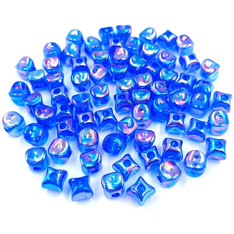 20pcs/bag Bracelet Czech Spacer Loose Beads AB Color Crystal Acrylic Beads For DIY Jewelry Making Needlework