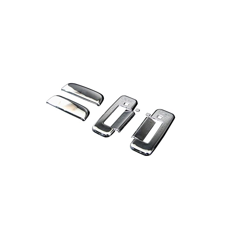 BRIGHTZ Chrome Plated Door Handle Cover Knob for NV100 Clipper Rio DR17W [DHC-NOBU-110] DR17 DR R17 17 NV100 NV 100 V100 Clipper Rio Clipper Rio NV10