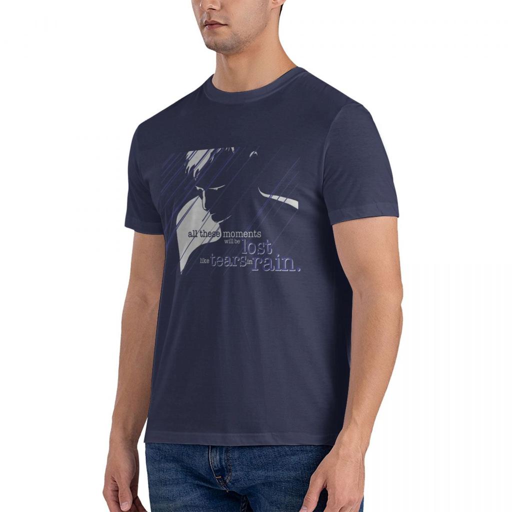 T-shirt Blades Runner 2049 Like Tears In Rain Print Men Tee Shirts Top Y2k Harajuku Tee Tops Street Fashion