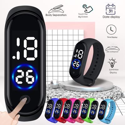Modische digitale LED-Sportuhr, Unisex, Silikonband, Armbanduhren für Herren und Damen