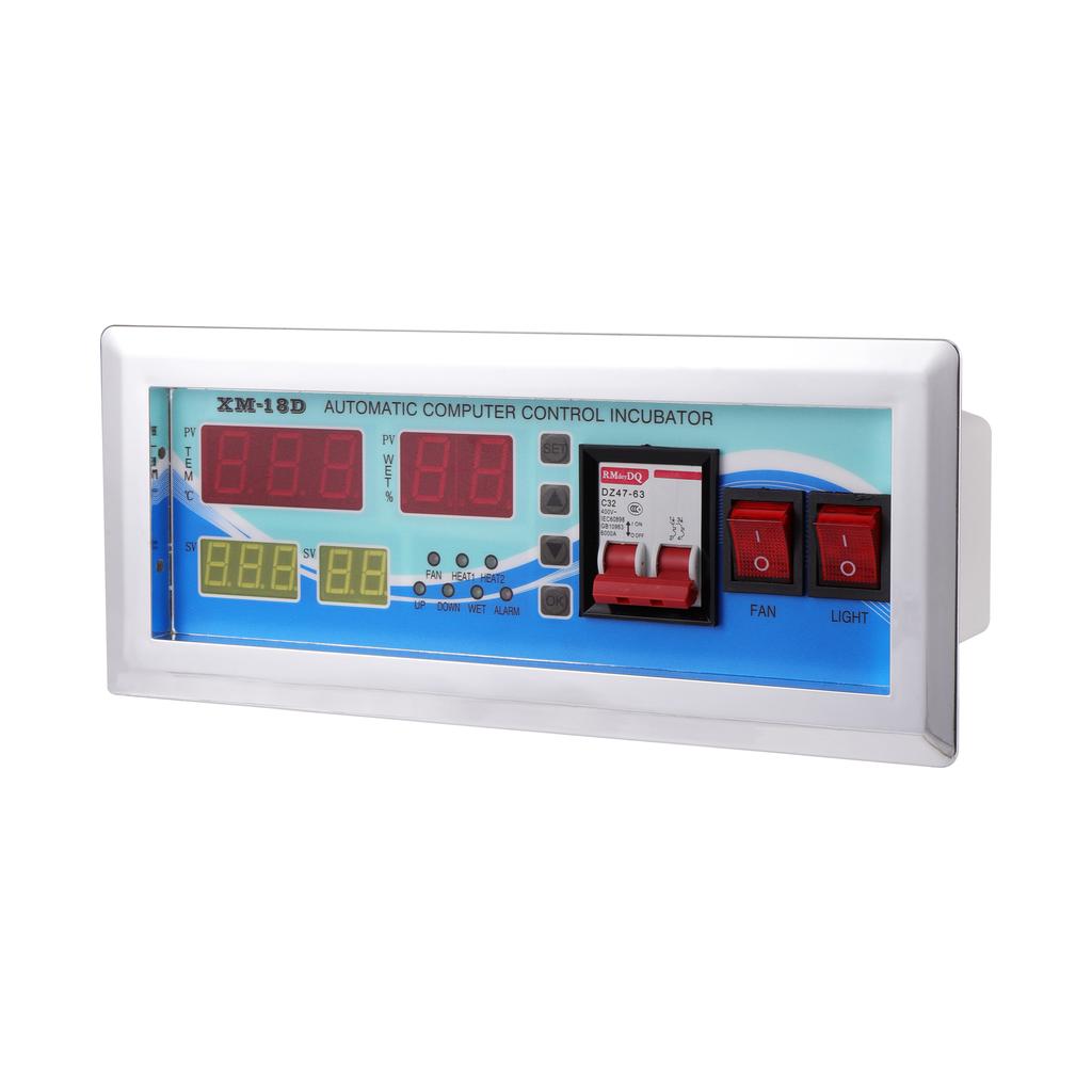 XM-18D Full Automatic Egg Incubator Controller Egg Hatcher Controller Multifunction Thermostat Temperature Humidity Controller