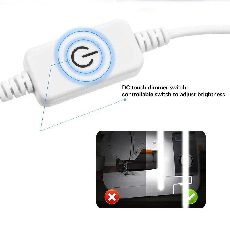 2835 LED Strip Light Touch Sensing 5V USB LED Flexible Lights Tape Ribbon Backlight For Room Cabinet Sewing Machine Lighting