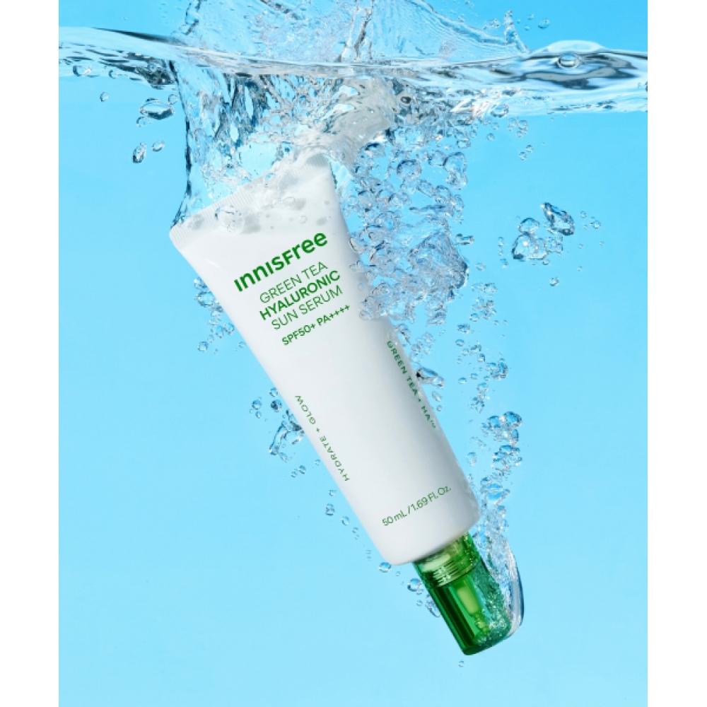 Innisfree Daily Uv Moisturizing Sun Serum Spf50+ Pa++++ 50ml 2 Pcs
