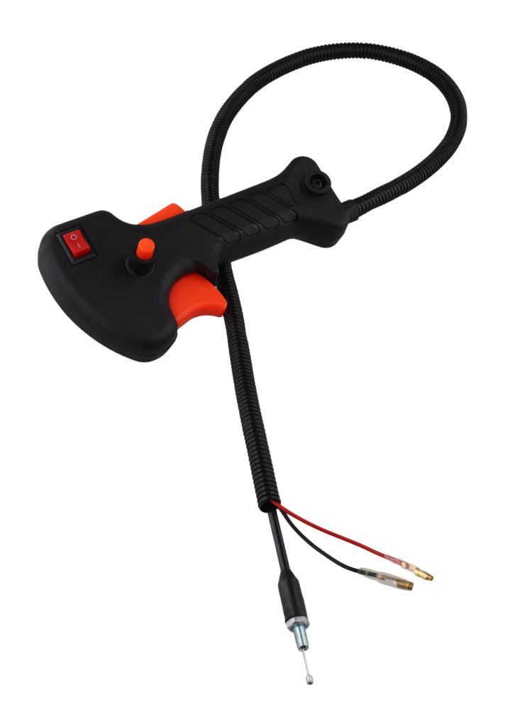 

80cm Manual Throttle Handle Switch Assembly For Gasoline Brush Cutter Grass Trimmer Tube Throttle Trigger Cables China Mainland