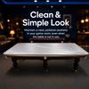 Black Pool Table Cover Oxford Cloth Protective Case Billiard Table Cover  Indoor Outdoor Use
